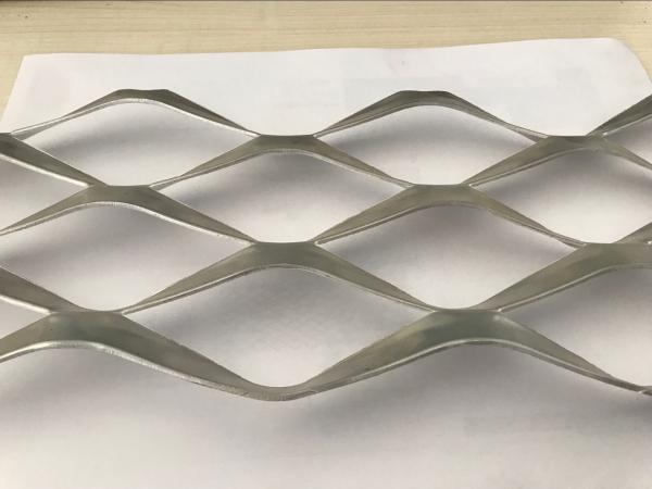 Quality Raised Expanded Metal Expanded Wire Mesh Stainless Steel Diamond Hole Shape for sale