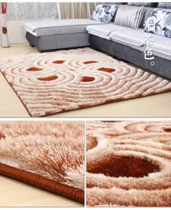 China SHIMAX 5D Modern Polyester Handmade Shaggy Carpet for Living Room New Design on sale