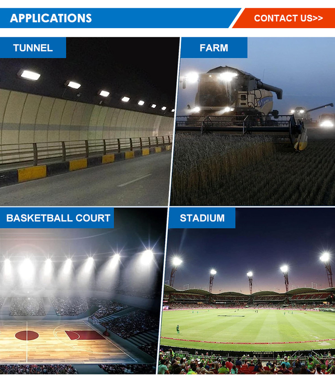 5000K Tunnel LED Modular Flood Light 200w ODM