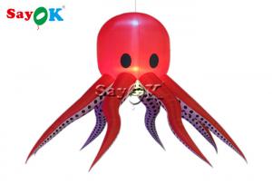 China Red 190T Nylon Octopus Tentacles 3m Inflatable Lighting Decoration on sale