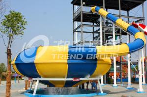 China Adult Long Custom Water Slides , Space Bowl Water Slides 180riders/H Capacity on sale