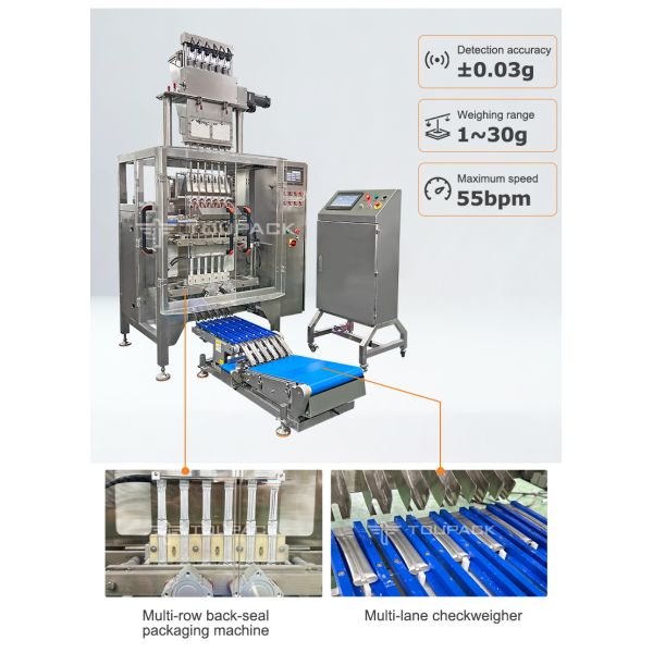 Automatic Multi lane Small Sachet Liquid Paste Packing Mustard Salad Shrimp oyster Sauce Packaging Machine