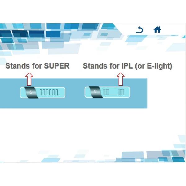 Portable Opt Elight Rf Laser Machine Humanized Bending Design Better Cooling
