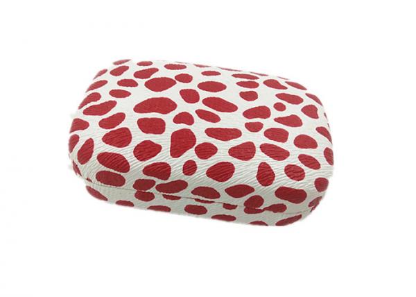 Quality Leopard Print Hard Contact Lens Carrying Case With Customized Color for sale