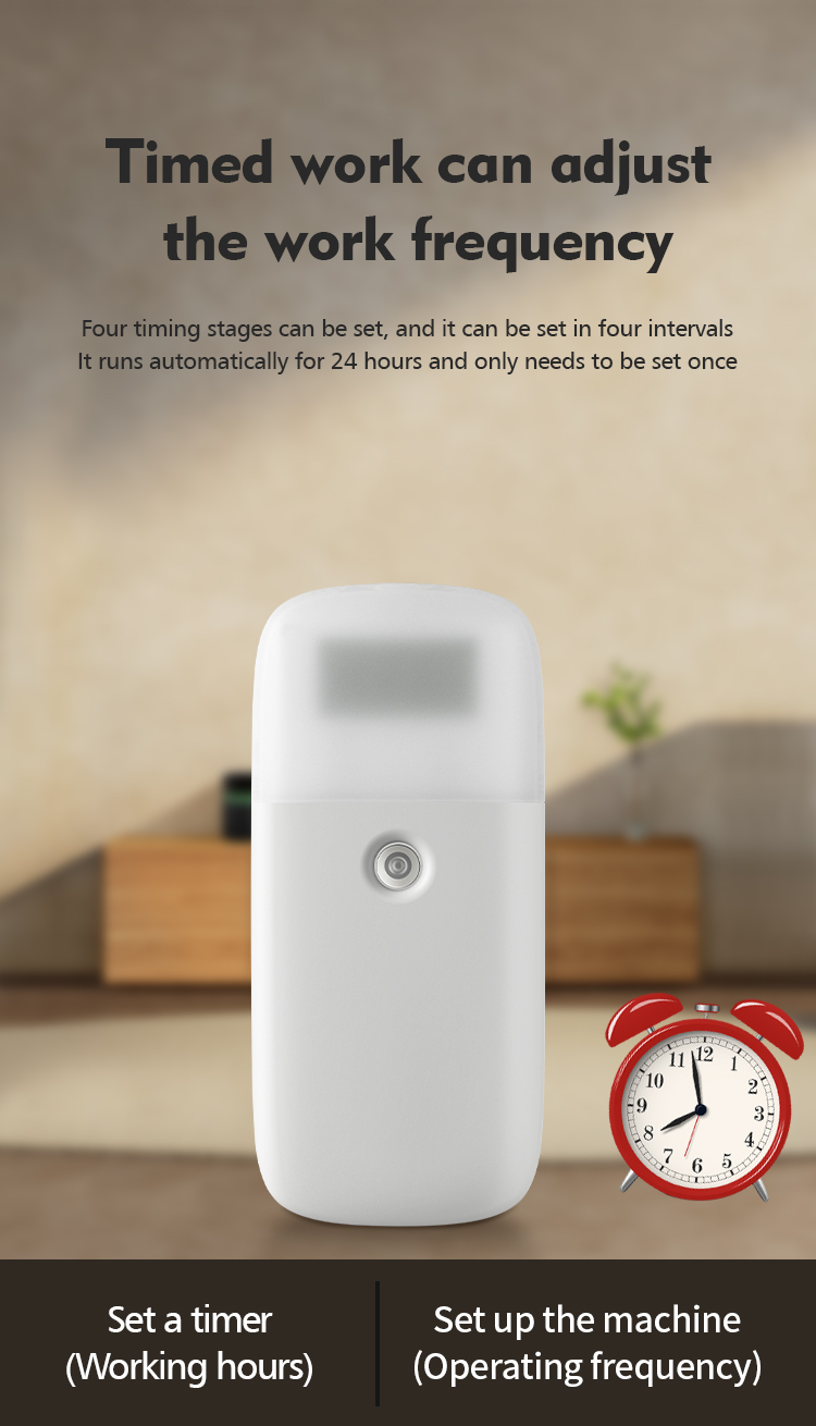 Small Aroma Machine with Waterless Feature LCD Screen Display Office and Hotel Electric USB Power Ultrasonic Essential Oil Diffuser