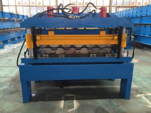 Wholesale Hydraulic Cutting Steel Roofing Tile Roll Forming Machine With Chain Drive 2-4m/Min from china suppliers