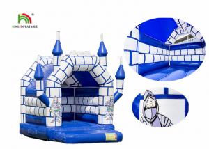 Wholesale Blue White Commercial Kids Air Jumping Inflatable Castle Toys With Roof from china suppliers