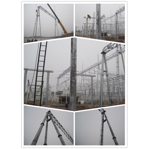 Hot Dip Galvanized Octagonal Electrical Power Pole with Customizable Height and Shape