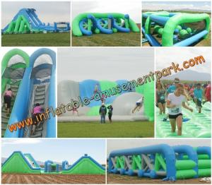 China Full Set PVC Tarpaulin Inflatable Obstacle Courses Sport Games on sale