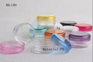 China 3ml 3g  eye shadow power jar wholesale acrylic plastic jar cosmetics  mini clear jar  cream jar on sale
