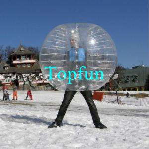 China Zorbing Inflatable Body Bumper Ball , Diam1.5M Adult Bubble Zorb Ball on sale