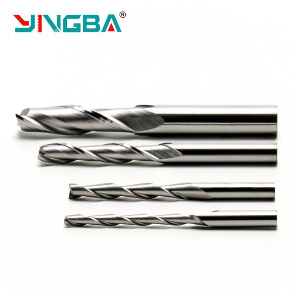 Manufacturing Production Alloy Solid Carbide End Mill 2 Flutes Spiral Flat Bottom Router Bits CNC Wood Milling Cutter
