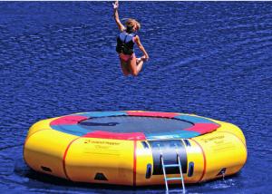 China Outdoor Sport Inflatable Water Toys / Inflatable Water Trampoline on sale