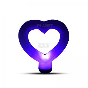 China Party LED Heart Lighting Inflatable Balloon LOVE Heart Inflatable LED Shape Balloon on sale