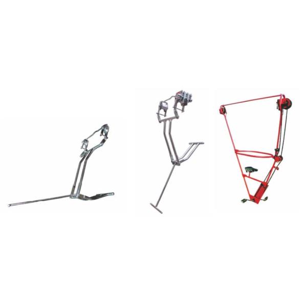 Inspection Trolleys Transmission Line Stringing Tools Overhead Lines Bicycles For Single Conductor