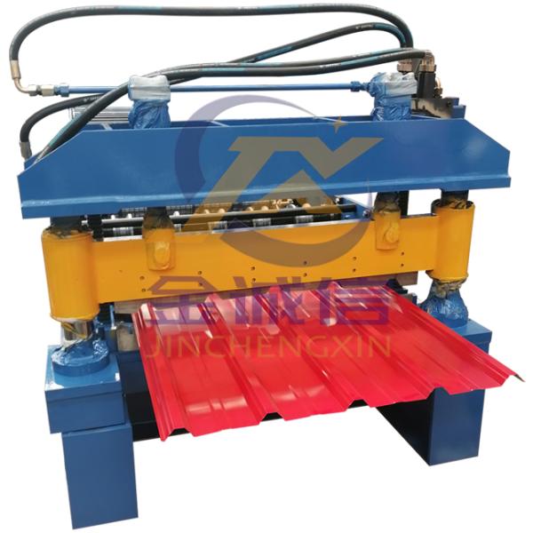 Full Automatic Color Steel IBR 686 Roof Panel Roll Forming Machine PLC Control