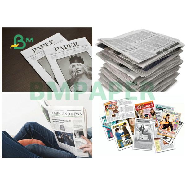 Soft Surface 58.5cm Coils Width Newspaper Roll 42grs 45grs For Printing