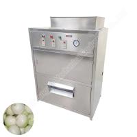 China Green Red Commercial Onion Peeling Machine / Onion Peeler Industrial 220V/50HZ 100*60*140cm for sale