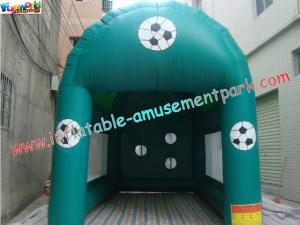 China Commercial Grade PVC Tarpaulin Inflatable Sports Game Shooting Sport Games For Football on sale