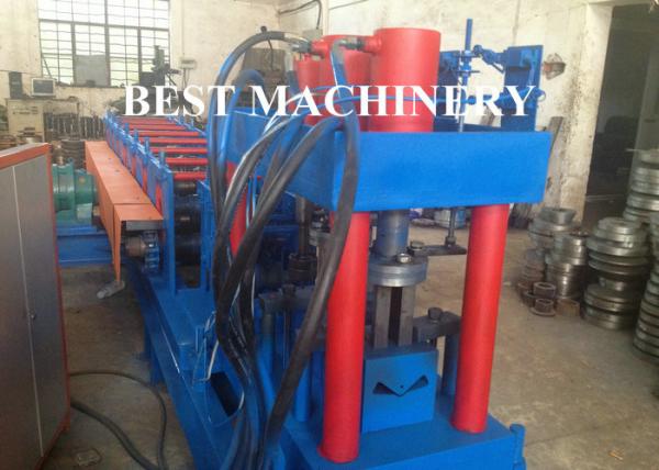 Quality Metal Building Palisade Fence Panel Post Roll Forming Machine Protective Guard for sale