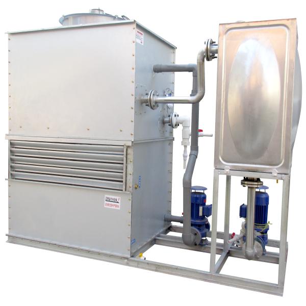 Energy Saving Closed Cooling Tower Counter Flow Metal Construction