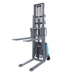 Remote Control Semi Battery Stacker , Light Self Loading Pallet Stacker