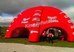 Red Giant Inflatable Spider Tent Diameter 12m For Event Or Exhibition