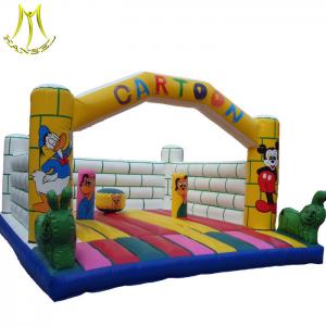 China Hansel   inflatable trampoline park sport game equipment guangzhou inflatable model on sale