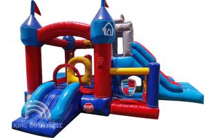 Wholesale Inflatable Bouncer Castle Kids Bouncy House Jumping Castles With Slide from china suppliers