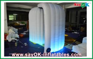 China Inflatable Party Decorations Indoor Wedding Ceremony White DIY Photo Booth With Camera Logo on sale