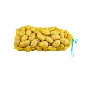 China Sample Free and Plastic Vegetable Pack Yellow 50 80 PE Raschel Leno Mesh Bag For Potato on sale