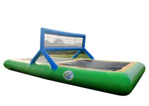 Wholesale Interesting Inflatable Water Games Inflatable Trampoline Volleyball Court Customized from china suppliers