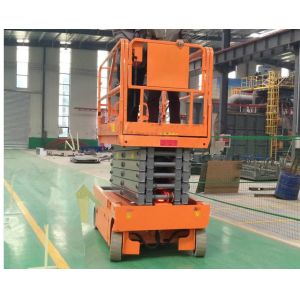 Wholesale Narrow 8m Hydraulic Aerial Work Platform Vertical Customized Table Size from china suppliers