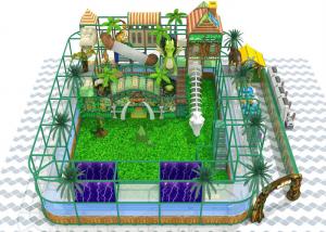 China Dinosaur Themed Kids Indoor Playground Equipment Jungle Animals 5m Height on sale
