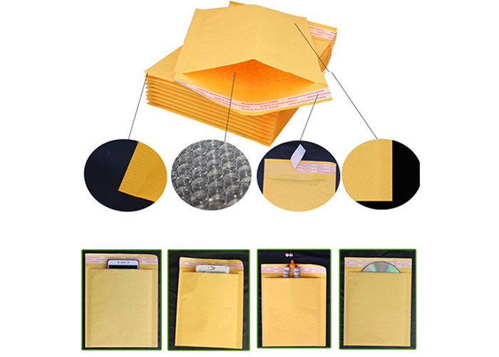 Custom Parcel Packaging Bags Printed Mailling Bags , Kraft Large Parcel Bags For Security Shipping