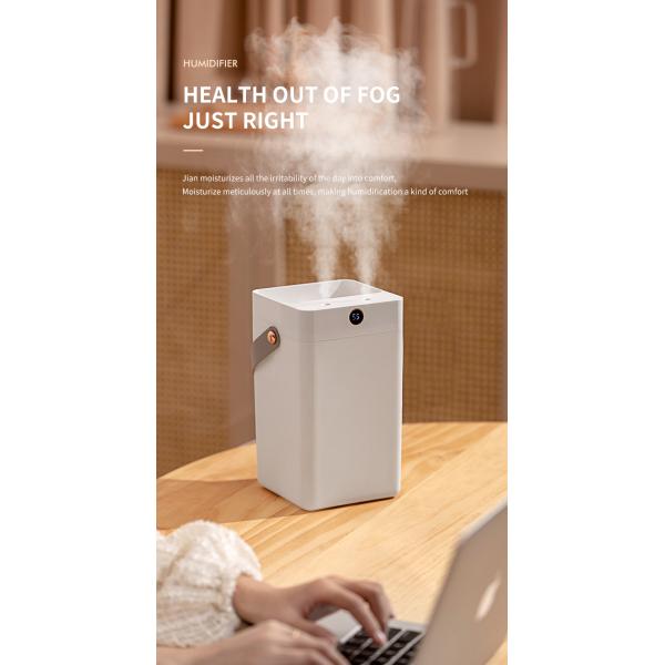 3L Large capacity Double Spray Diffuser Humidity Cool Mist Nebulization Air Humidifier With Digital Screen Display
