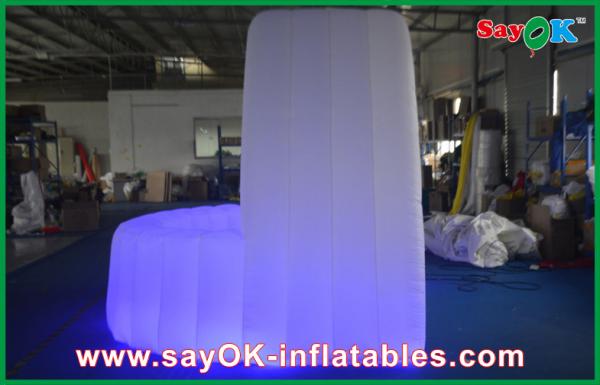 Quality Water Proof White Bar Counter Inflatable Yard Decorations 3.5*3.5*3m for sale