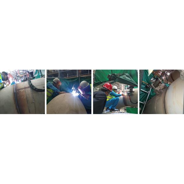 Large Size Pipeline Orbital Welding Machine with PLC Control