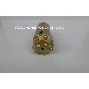 China Button Size 43mm R32 Threaded Drill Bits For Zambia Copper Mining Drilling on sale