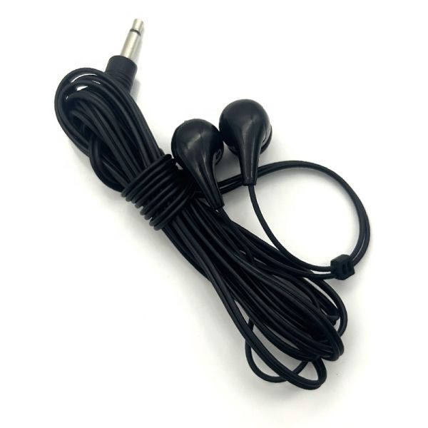 3.5mm Audio Plug Disposable Airline Headset Lightweight Tour Guide Earphone for Guided Tours and Travel