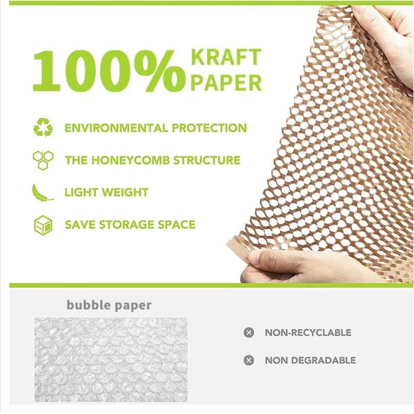 Premium Honeycomb Paper Sleeves Eco-Friendly Recyclable Shock Absorption Tear Resistance