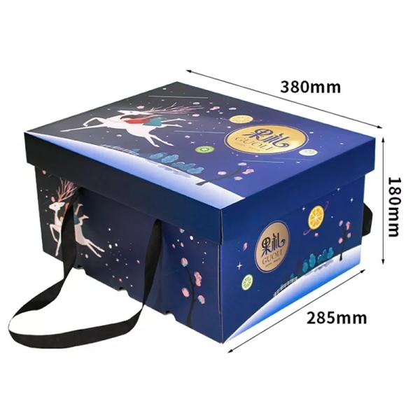 Custom Printed Fruit Packaging Boxes OEM ODM Vegetable Packing Box