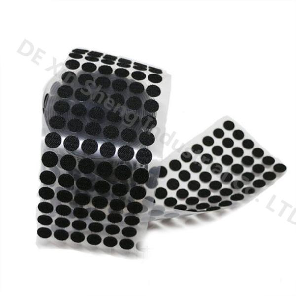 100% Nylon Hook And Loop Dots For Curtains 1.6cm-12.5cm Width