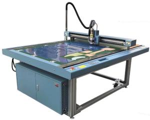 Wholesale Blue Frame Silver Case Cutting Machine for Apparel Pattern Cutter and Pen Cut Tools from china suppliers