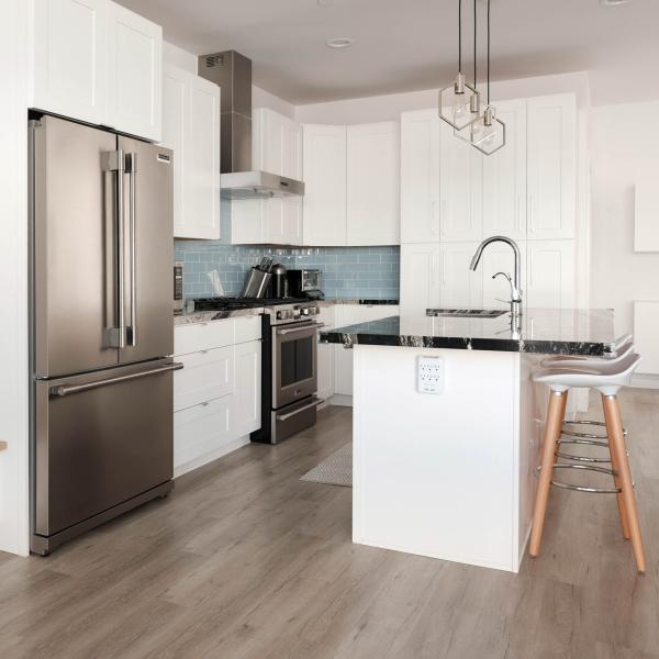 RTA Modular Kitchen Storage Cabinets Lacquer Shaker White