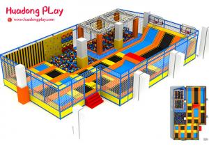 Wholesale Commercial Grade Trampoline Park Equipment , Indoor Rectangular Trampoline 200sqm from china suppliers