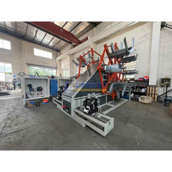 30m/Min Single Wall Corrugated PE Pipe Coiler For Making Machine Plastic Corrugated Extruders