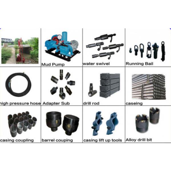 Highly Efficient Soil Investigation Coring 150 Meters Engineering Drilling Rig XY-1A