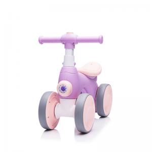 China Light Music and Bubble Device Balance Bike for 1-6 Years Old Kids 4 Wheels Car Style on sale