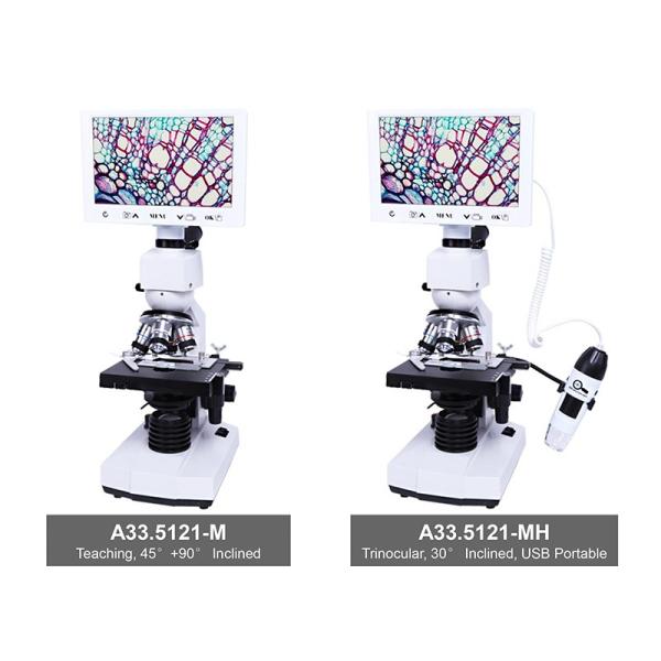 A33.5121-M Digital Lcd Microscope Teaching Head Quarduple LED 1600X OPTO EDU